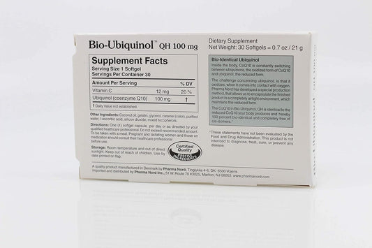 Bio-Ubiquinol QH 100 mg 30 Softgels : Health & Household