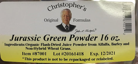 Christophers Original Formulas - Jurassic Green Powder - 1