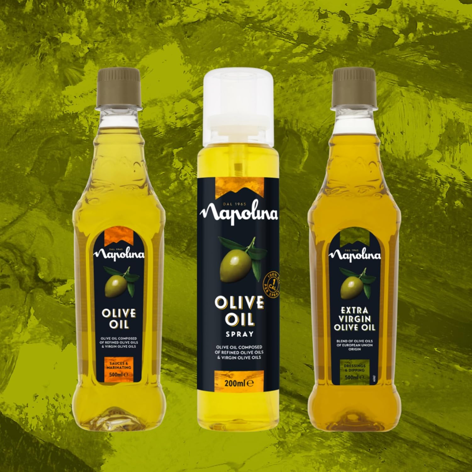 Napolina Extra Virgin Olive Oil, 500Ml & Double Concentrate Tomato Puree, 142G