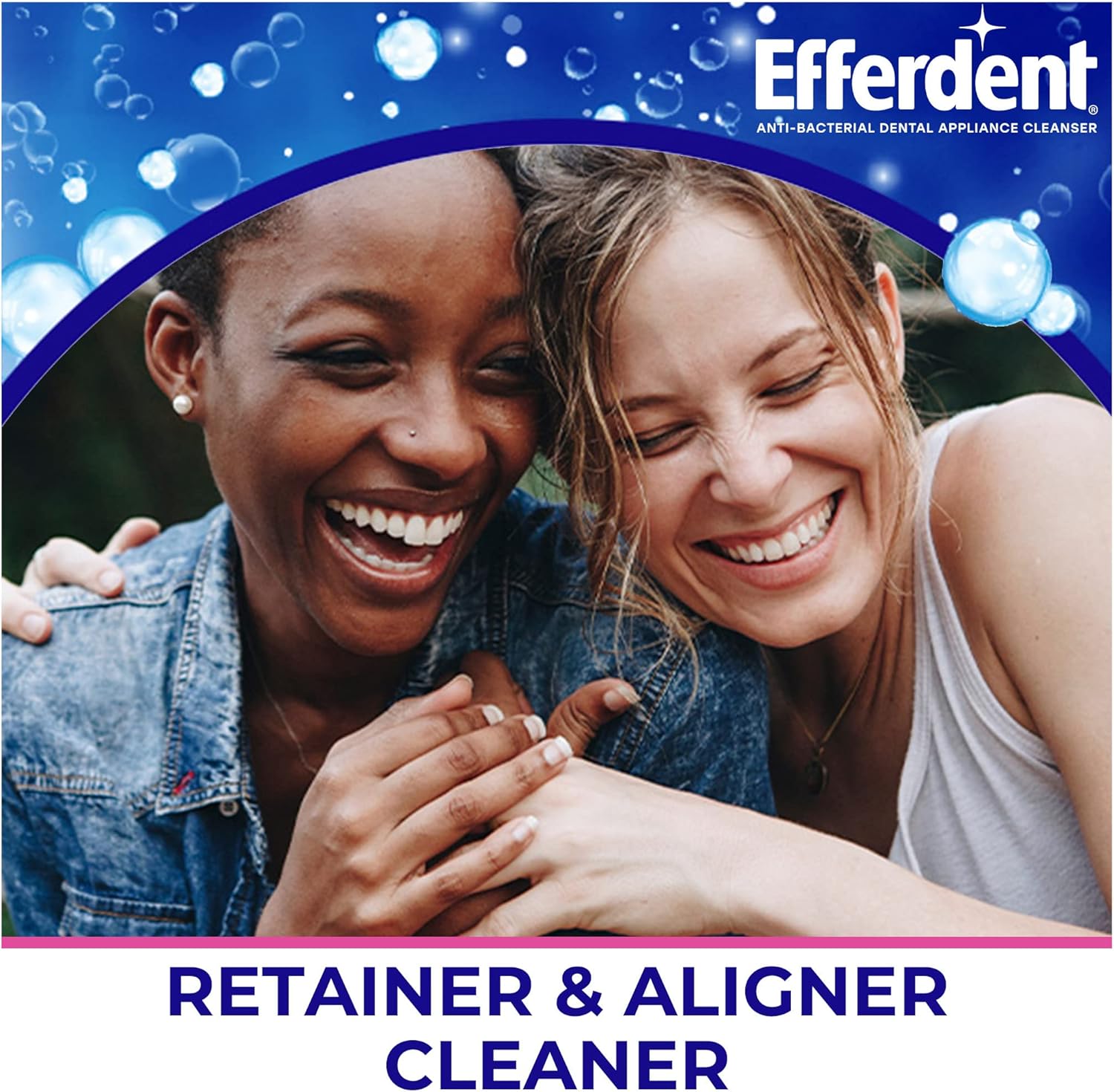Efferdent Retainer Cleaning Tablets, 3 Month Supply Of Denture Cleaning Tablets For Dental Appliances, Overnight Whitening, 90 Tablets : Health & Household