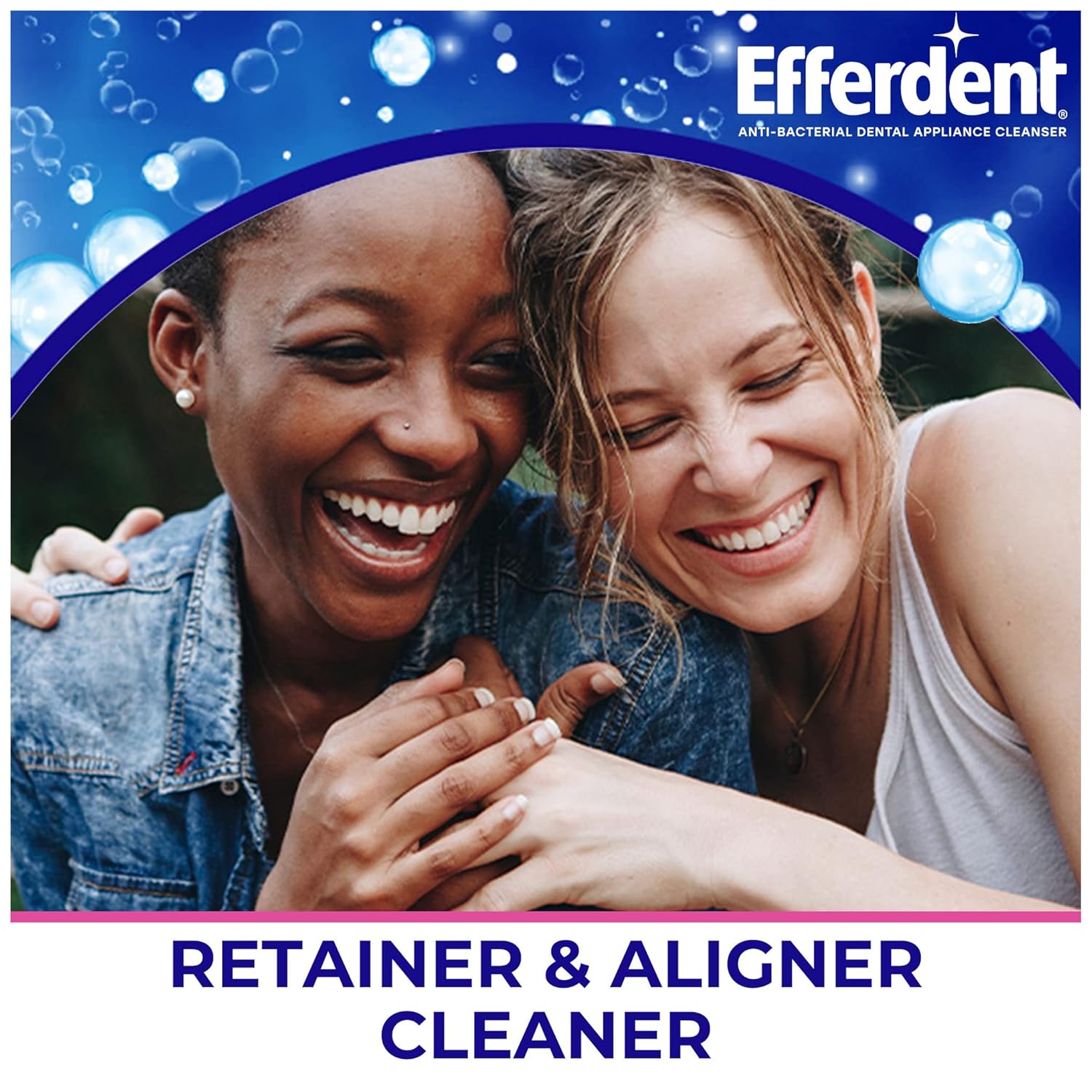 Efferdent Denture Cleanser Tablets, Complete Clean, Cleanser For Retainer And Dental Appliances, 44 Tablets : Denture Cleaner : Health & Household