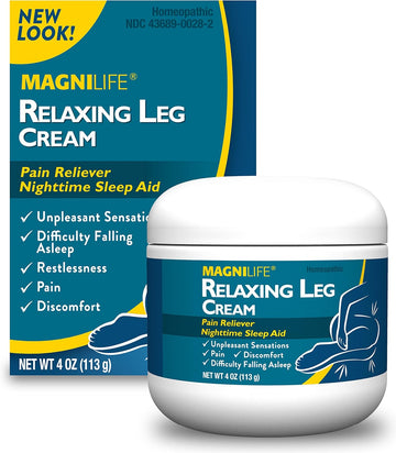 Magnilife Relaxing Legs, Natural Sleep Aid And Pain Reliever, Calms Jerks, Restlessness, And Discomfort - 125 Quick Dissolve Tablets