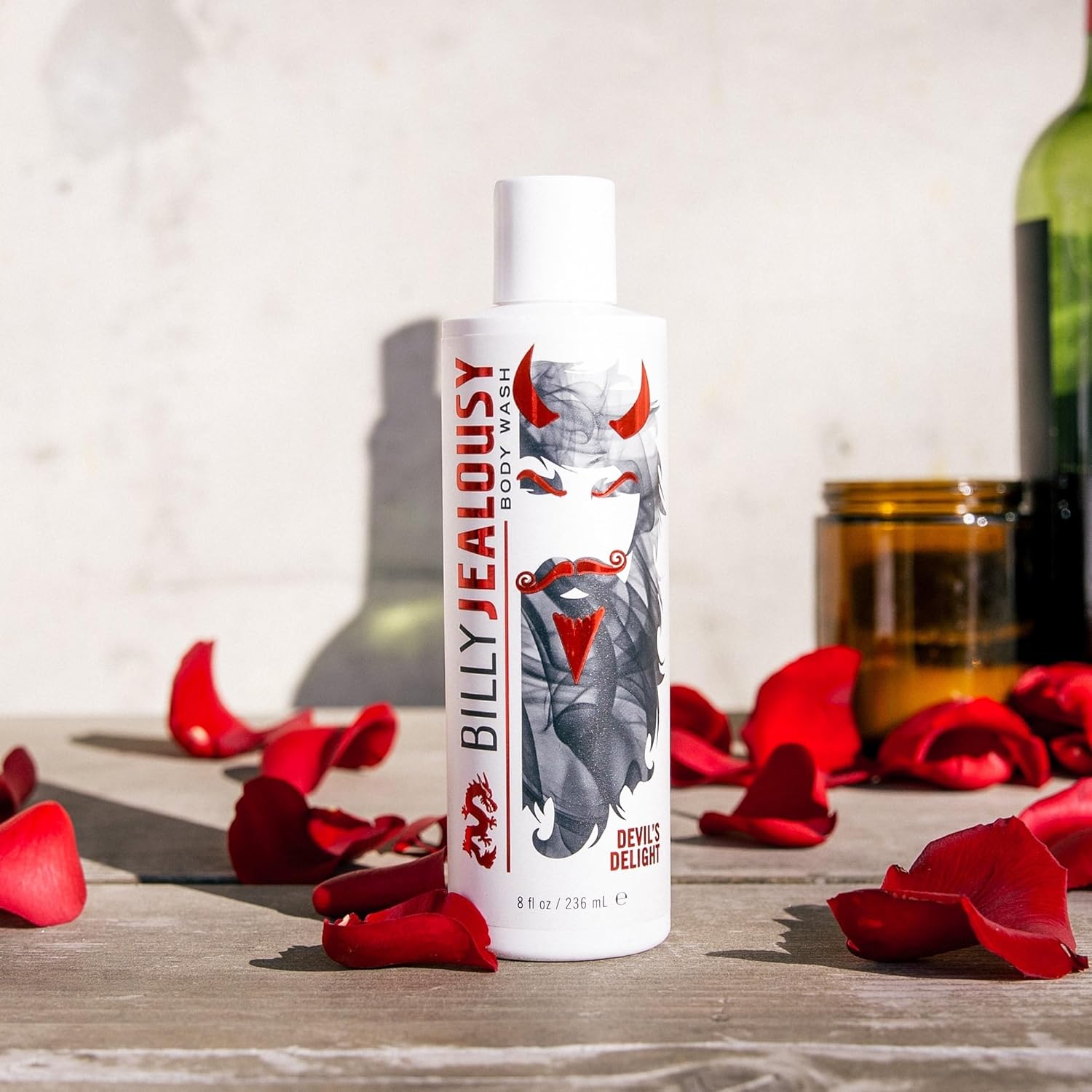Billy Jealousy Devil'S Delight Hydrating Body Wash For Men With Coconut Oil And Shea Butter, Cleanse, Smooth & Soften Skin, Black Pepper/Sandalwood Scent, 8 Fl. Oz. : Beauty & Personal Care