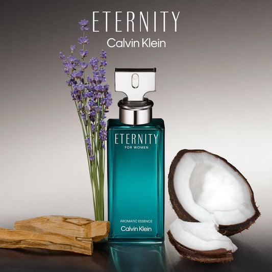 Calvin Klein Eternity - Aromatic Essence For Women - Floral Fragrance With Notes Of Lavender Flower, Coconut Essence And Sandalwood - High Longevity - 50Ml