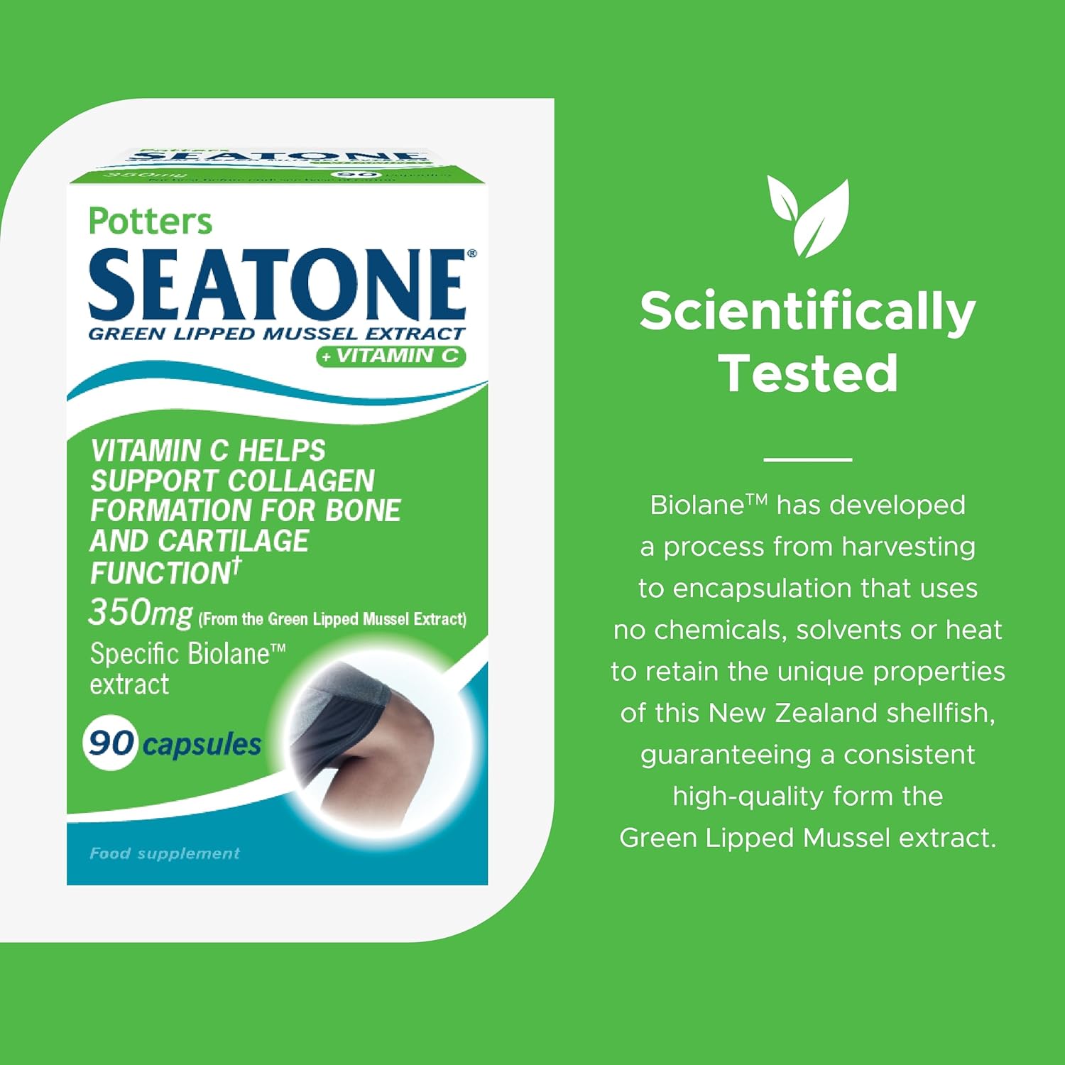 Seatone Unique Biolane Active Extract, 90 Capsules : Health & Household