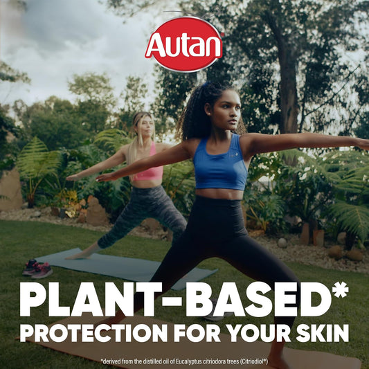 Autan Botanicals Mosquito & Insect Repellent Pump Spray, Travel Essentials, Suitable For Kids, Up To 6 Hours Plant Based Protection, Deet Free Formula, 100 Ml