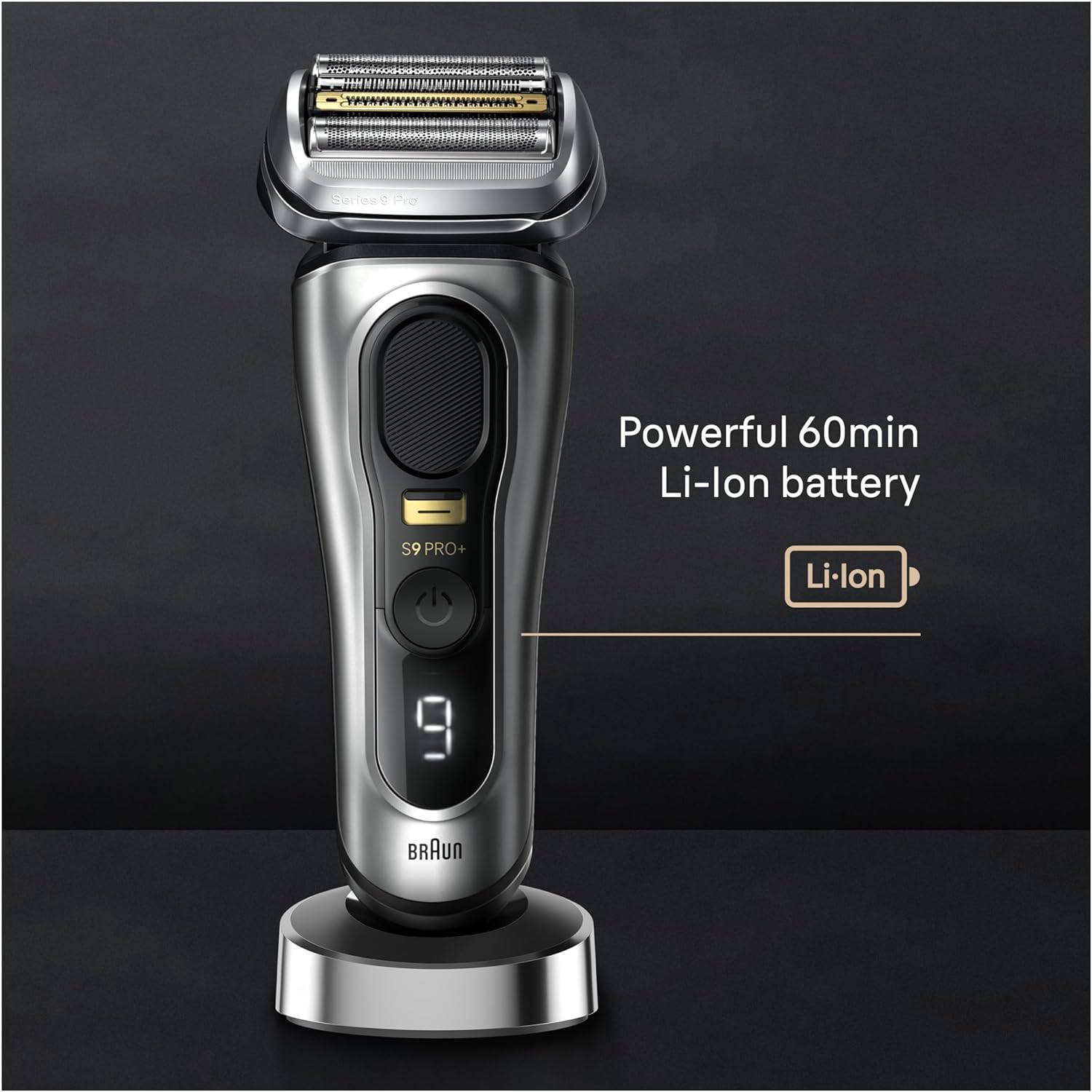 Braun Series 9 9517s PRO+ Electric Razor for Men, 5 Pro Shave Elements & Precision Long Hair ProTrimmer, Charging Stand, Braun’s Best for Smooth Skin, Wet & Dry Electric Razor with 60min Runtime : Beauty & Personal Care