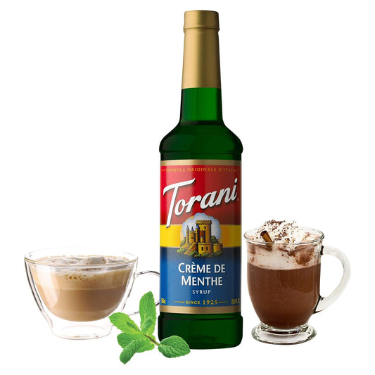 Torani Syrup, Crème De Menthe, 25.4 Ounces (Pack Of 4)