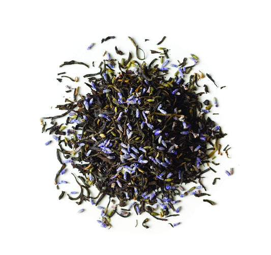 Rishi Tea Earl Grey Lavender Tea - Organic Loose Leaf Pure Black Tea With Bergamot Oil And Lavender Flowers, Energizing & Caffeinated - 16 Ounces, 50+ Servings