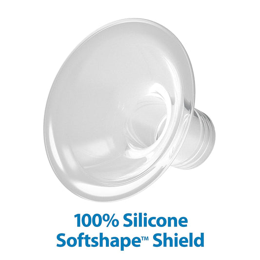 Dr. Brown'S Softshape Silicone Shields, Flanges For Manual And Electric Breast Pumps, Bpa Free, Size A (21Mm), 2 Count