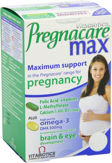 Vitabiotics Ltd, England 2 Packs Pregnacare Max 84 Tablets = Total 168 Tablets/Capsules