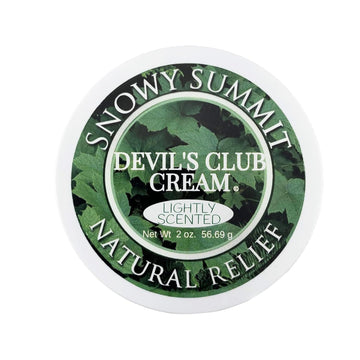 Natural Lightly Scented Devil'S Club Cream - Handcrafted Body Cream For Muscle & Joint Relief - Non-Greasy Natural Cream Moisturizer - Alaskan Herbal Body Cream - 2Oz