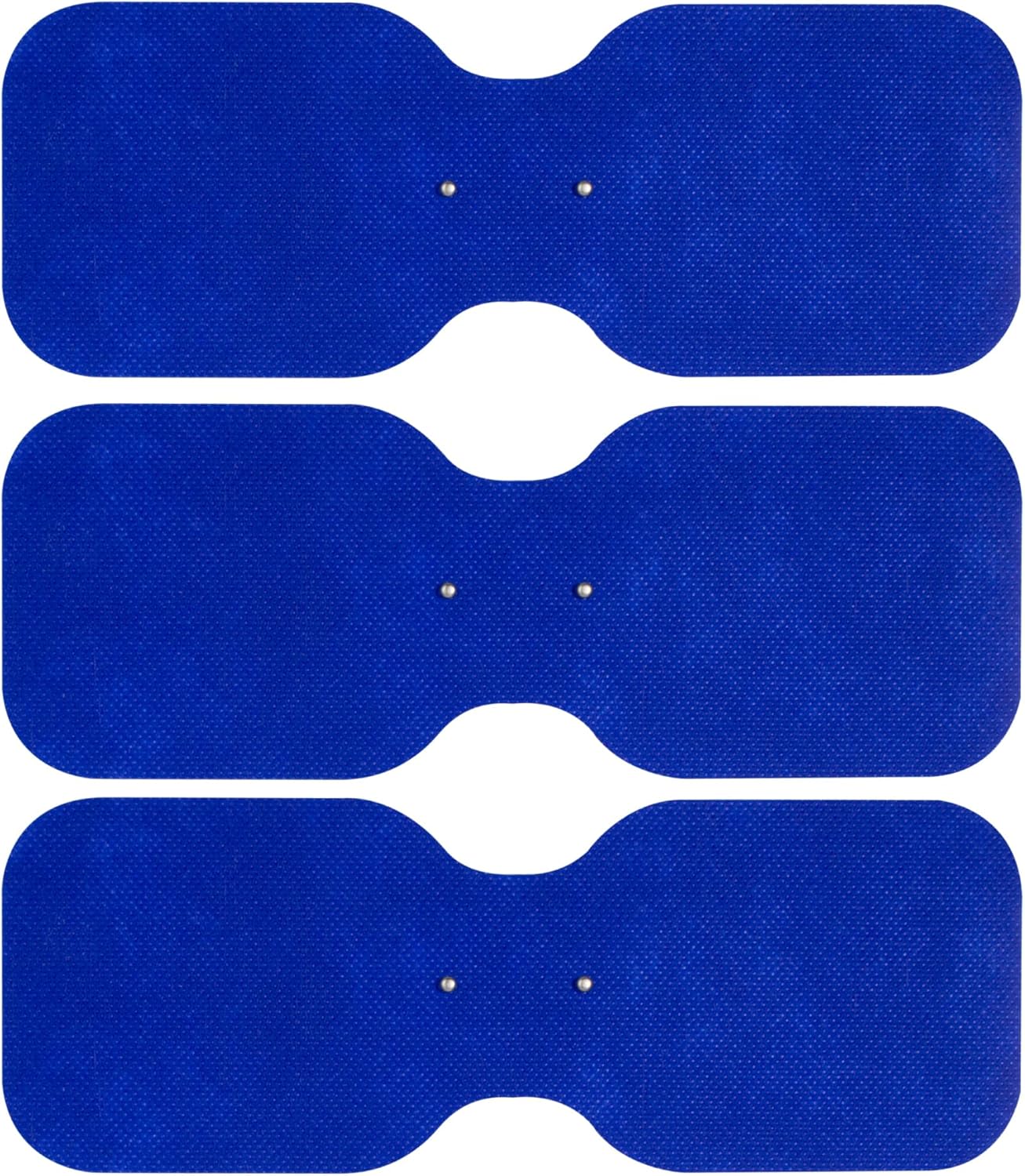 Med-Fit Large Lumbar Wireless Tens Self-Adhesive Electrode – Versatile, Durable, And Hassle-Free Pain Relief Ideal For The Lower Back (Blue, Large Lumbar 3 Pack)