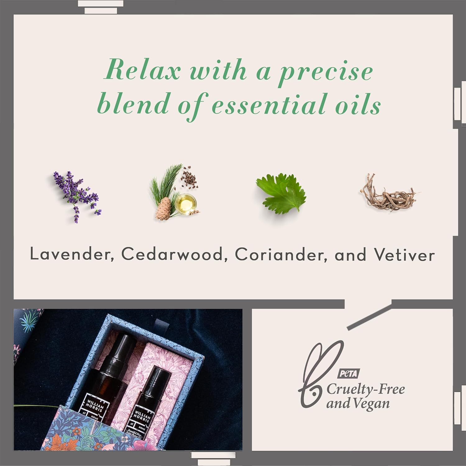 William Morris At Home Forest Bathing Refresh & Reset Bathtime Set | Candle 30g, Body Wash 100ml, Face Towel : Amazon.co.uk: Beauty