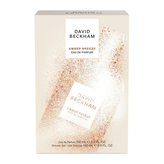 David Beckham Amber Breeze Eau De Parfum + Shower Gel Gift Set, Notes Of Bargamot, Lavender, And Wood, Men'S Fragrance, Long Lasting, Everyday Fragrance