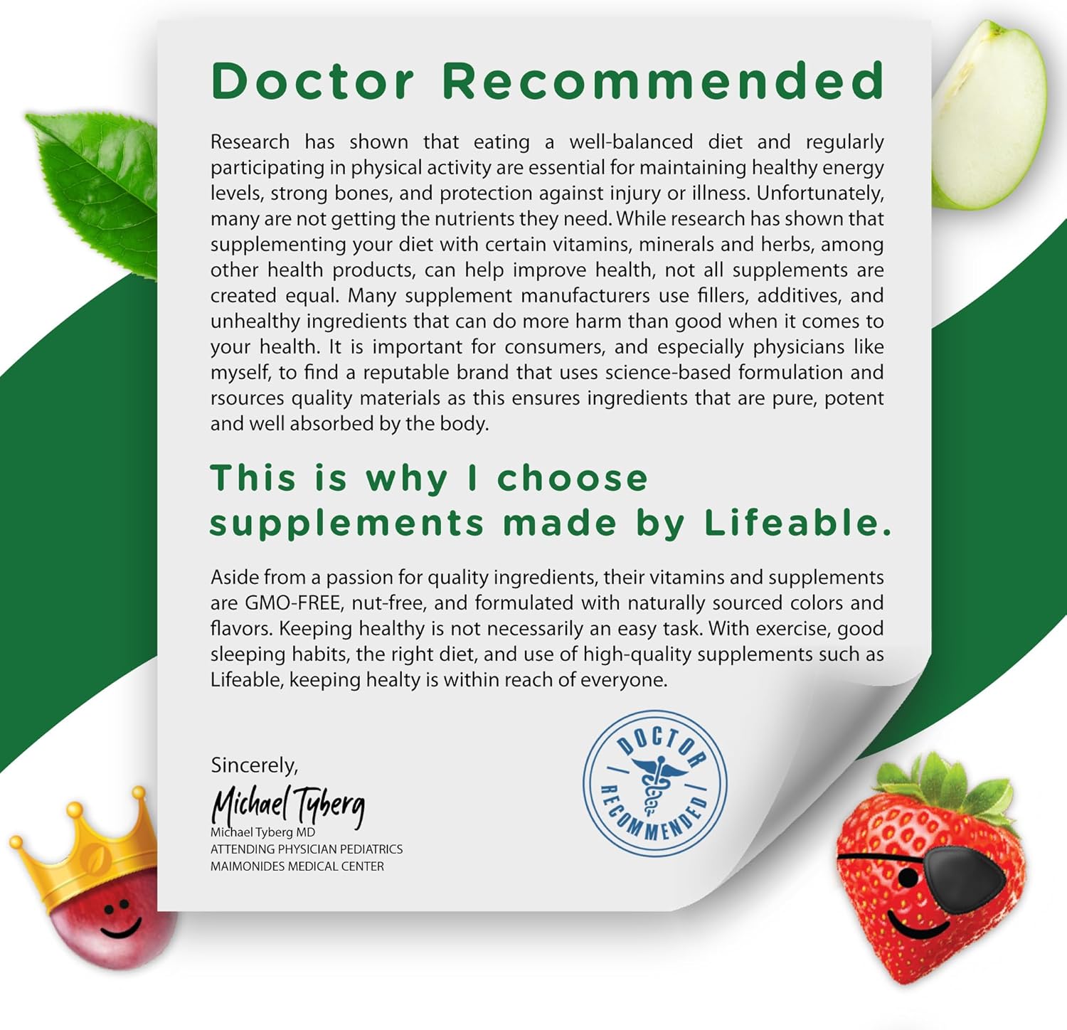 Lifeable Zinc For Kids | 25Mg | Great Tasting Natural Flavored Zinc Gummies | Gluten Free Vegetarian Non Gmo Zinc Supplements | Kids Zinc For Immune Support | 90 Gummies : Health & Household