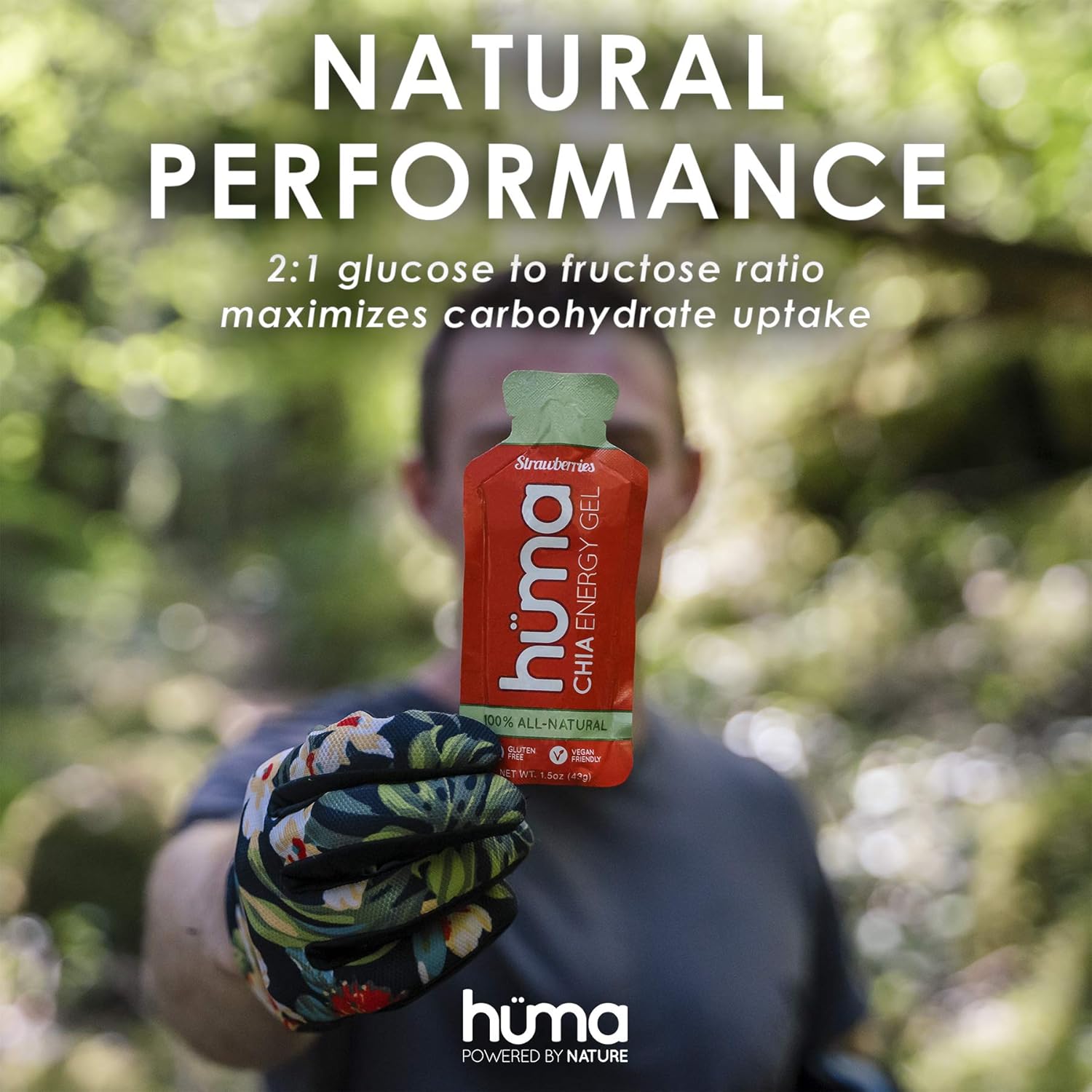 Huma Plus (Double Electrolytes) - Chia Energy Gel, Strawberry Lemonade, 12 Gels, 25Mg Caffeine - Stomach Friendly, Real Food Energy Gels : Health & Household