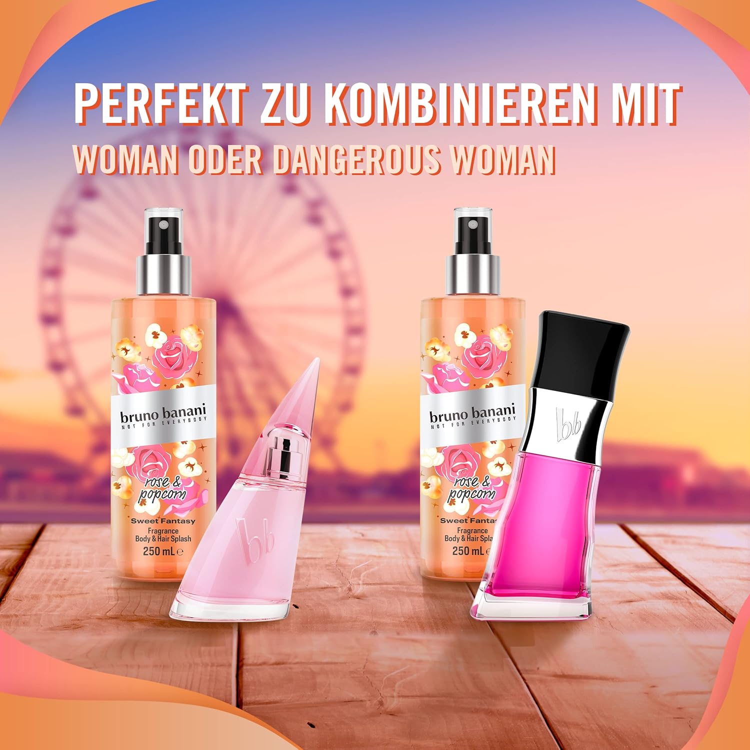 Bruno Banani Sweet Fantasy Body Splash Vivid Floral Body Spray For Women 250Ml