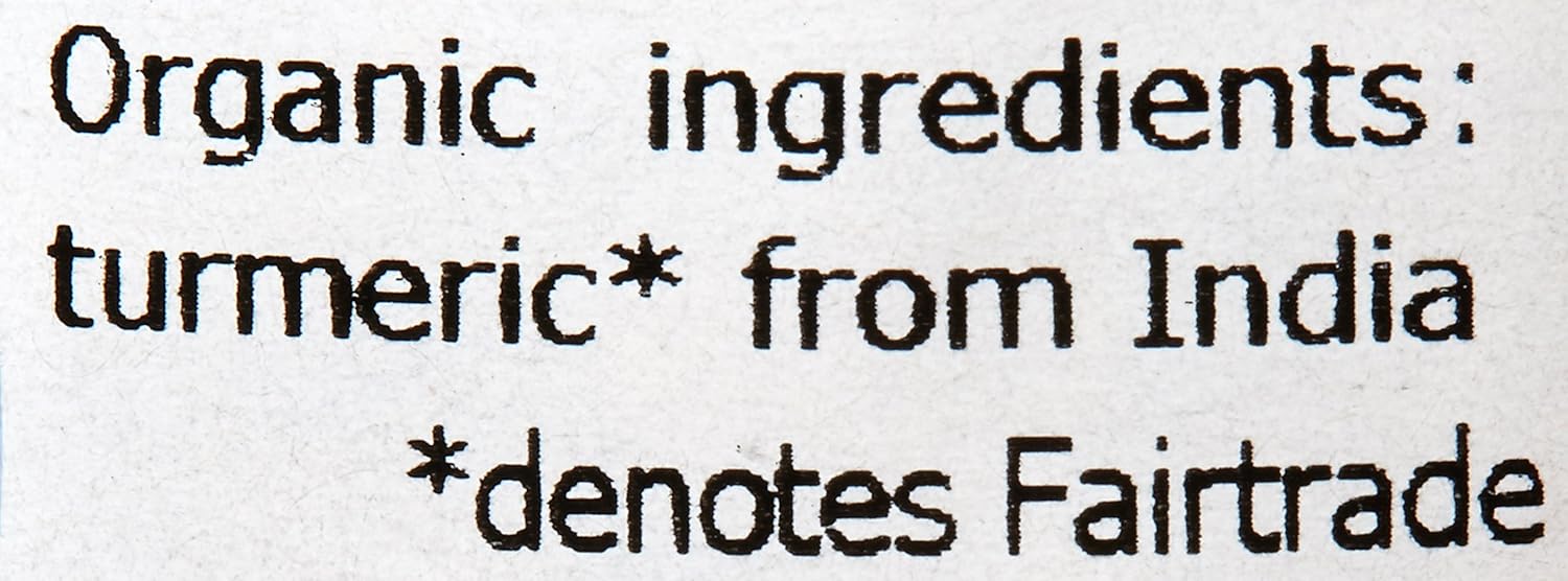 Steenbergs Organic Fairtrade Turmeric Powder Standard Jar - 40G