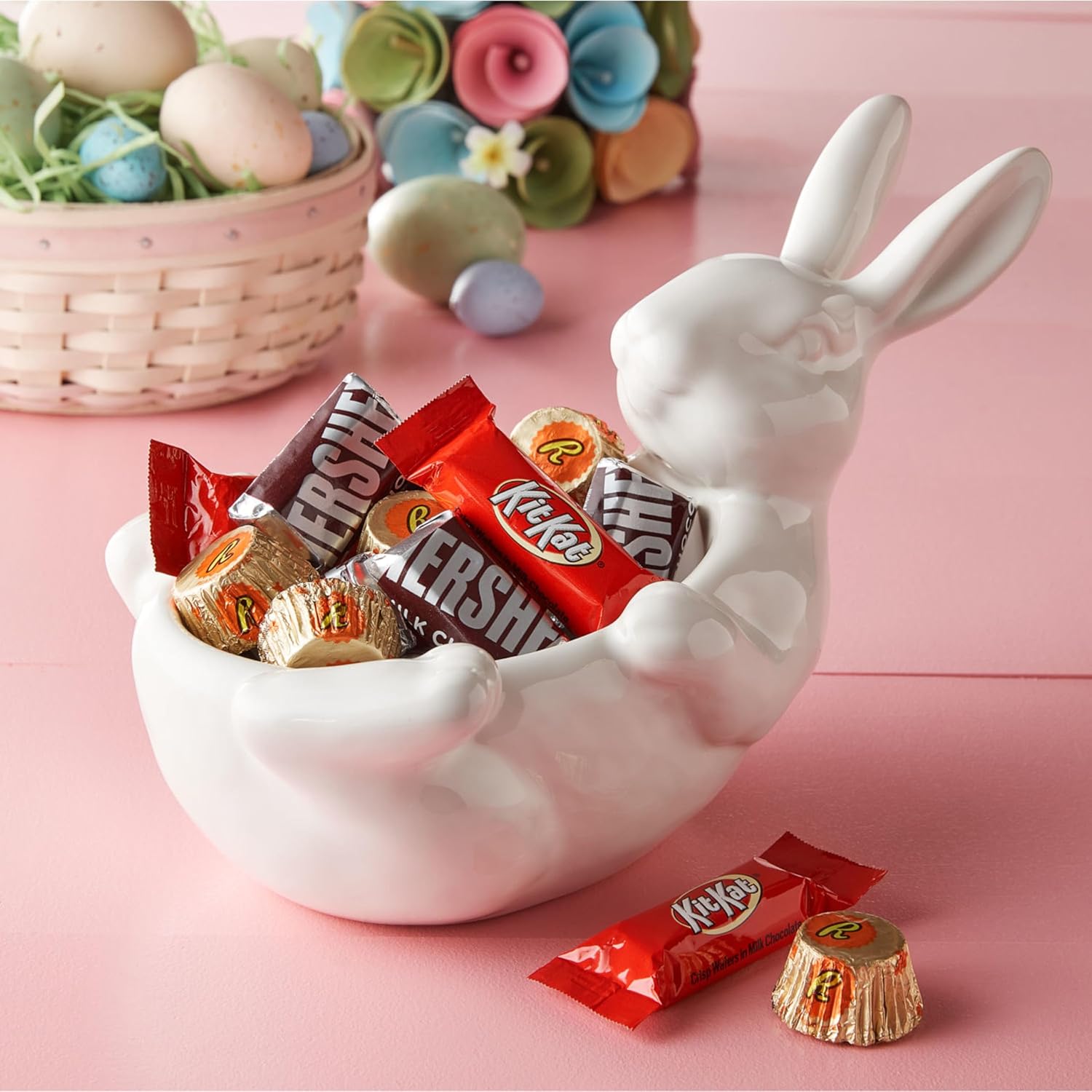 Hershey'S, Kit Kat And Reese'S Assorted Milk Chocolate, Easter Candy Variety Bag, 80.39 Oz (265 Pieces)