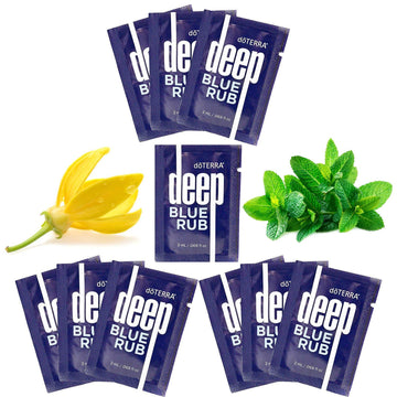 doTERRA Deep Blue Rub Sample Packets of 2-ml Each, Total of 10-Packets