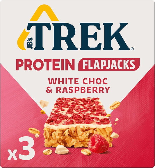 Jb'S Trek High Protein Flapjack Cocoa Coconut - Gluten Free - Plant Based - Vegan Snack - 50 G X 36 Bars