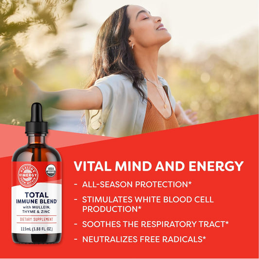 Vimergy Total Immune Blend (115 Ml) And Restful You* Liquid Melatonin (115 Ml) - Bundle