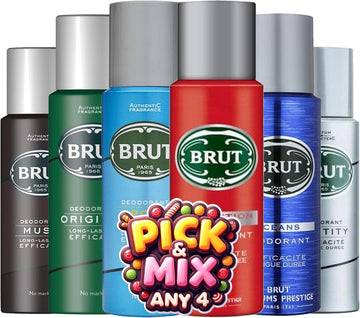 Brut Deodorants & Antiperspirants Body Spray Multipack 200Ml | Pick & Mix Any 4 Scents | Create Your Own Bundle
