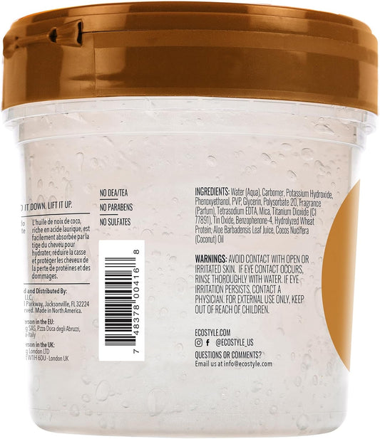 Eco Style Coconut Oil Eco Styler Hair Gel, Moisturises And Conditions, 473 Ml (Pack Of 1)