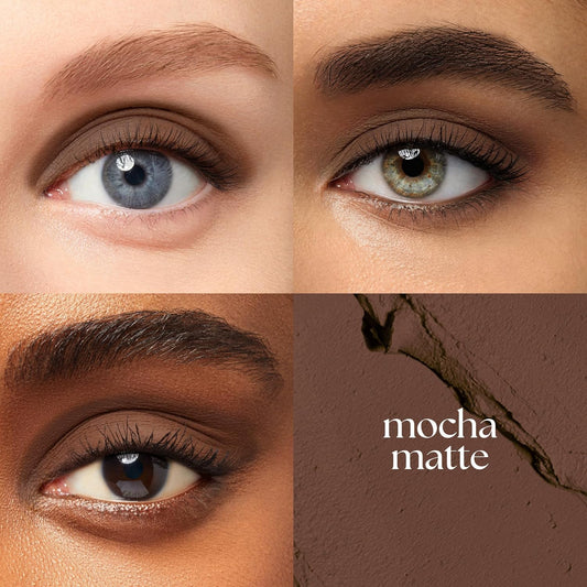 Julep Eyeshadow 101 Cream-To-Powder Waterproof Shadow Stick – Mocha Matte – Long-Lasting, Crease-Proof, Rich Brown Matte Eyeshadow With Built-In Smudger