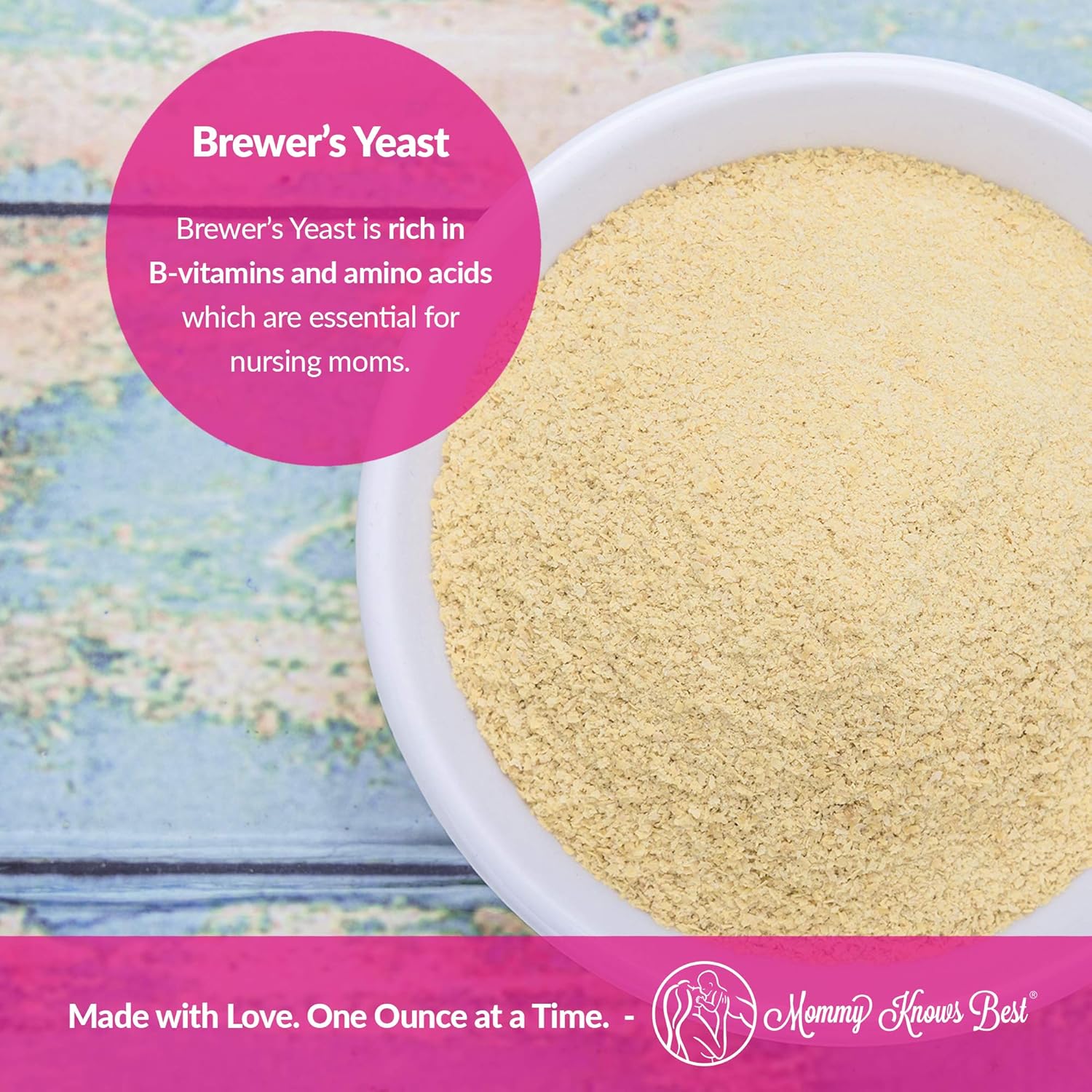 Brewers Yeast Powder for Lactation Cookies for Breastfeeding - Lactation Supplement for Increased Breast Milk - Nutritional Yeast for Lactation Support - Breastmilk Supplement for Women - Easy to Bake : Grocery & Gourmet Food