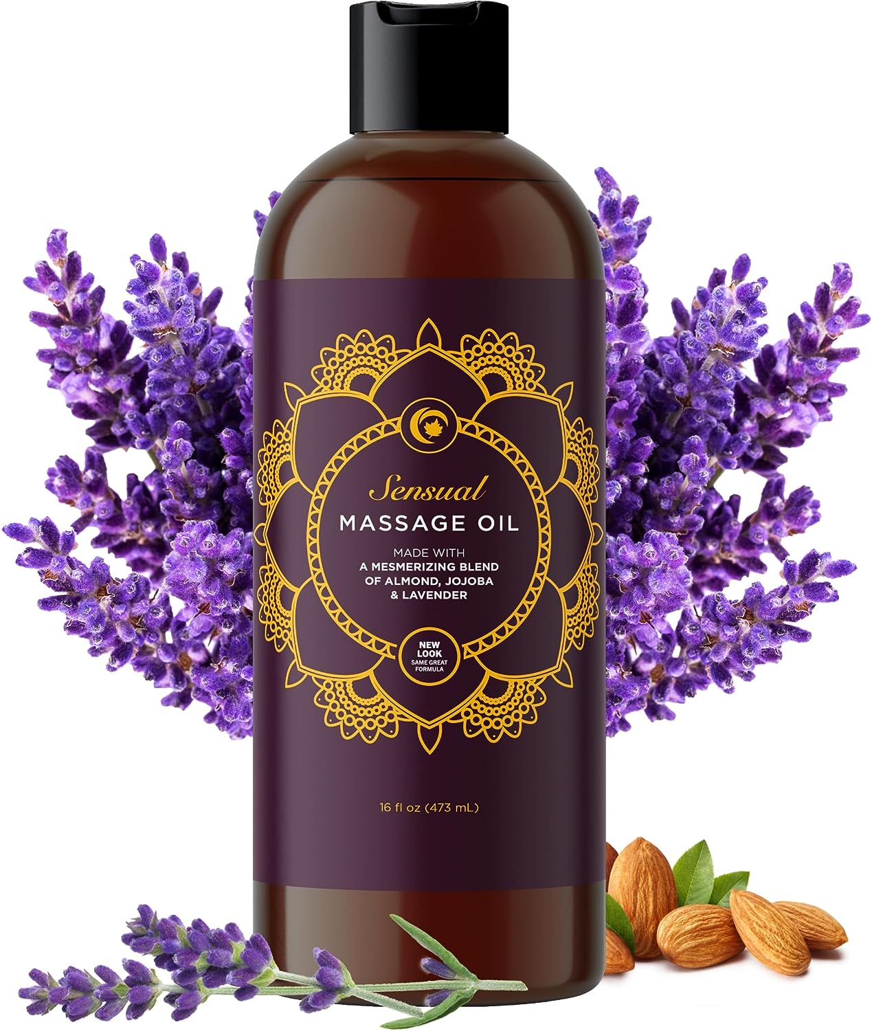 Aromatherapy Sensual Massage Oil for Couples - Relaxing Full Body Mass