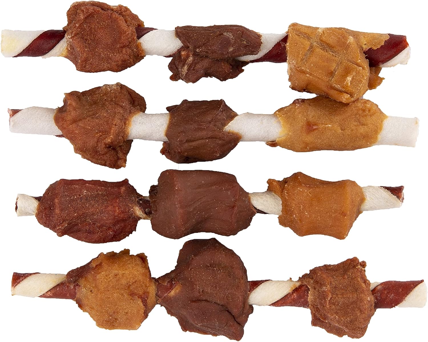 Good ’n’ Fun Triple Flavor Kabobs 18 Count, Rawhide Snack for All Dogs (3 Pack) : Pet Supplies