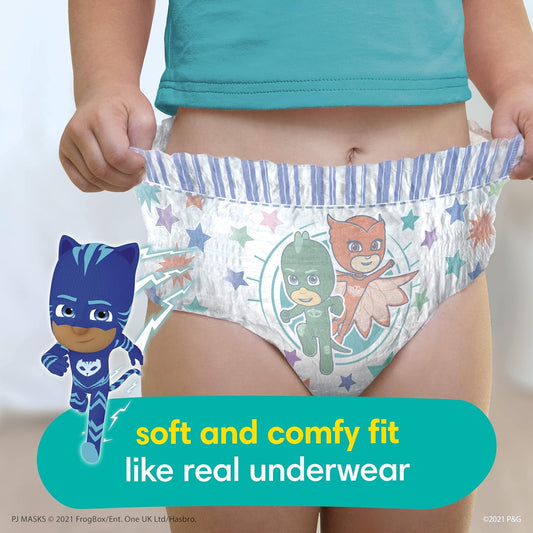 Pampers Easy Ups Boys & Girls Bluey Potty Training Pants - Size 3T-4T, 22 Count, Training Underwear (Packaging May Vary)