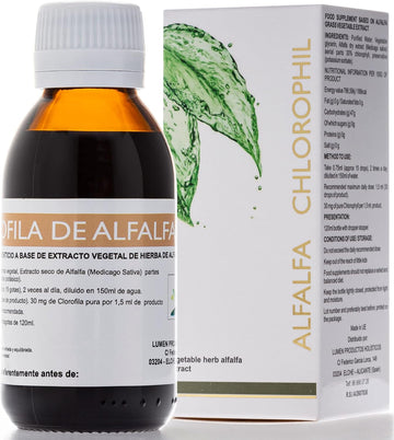 Pack 10 Units Alfalfa Chlorophyll 120Ml
