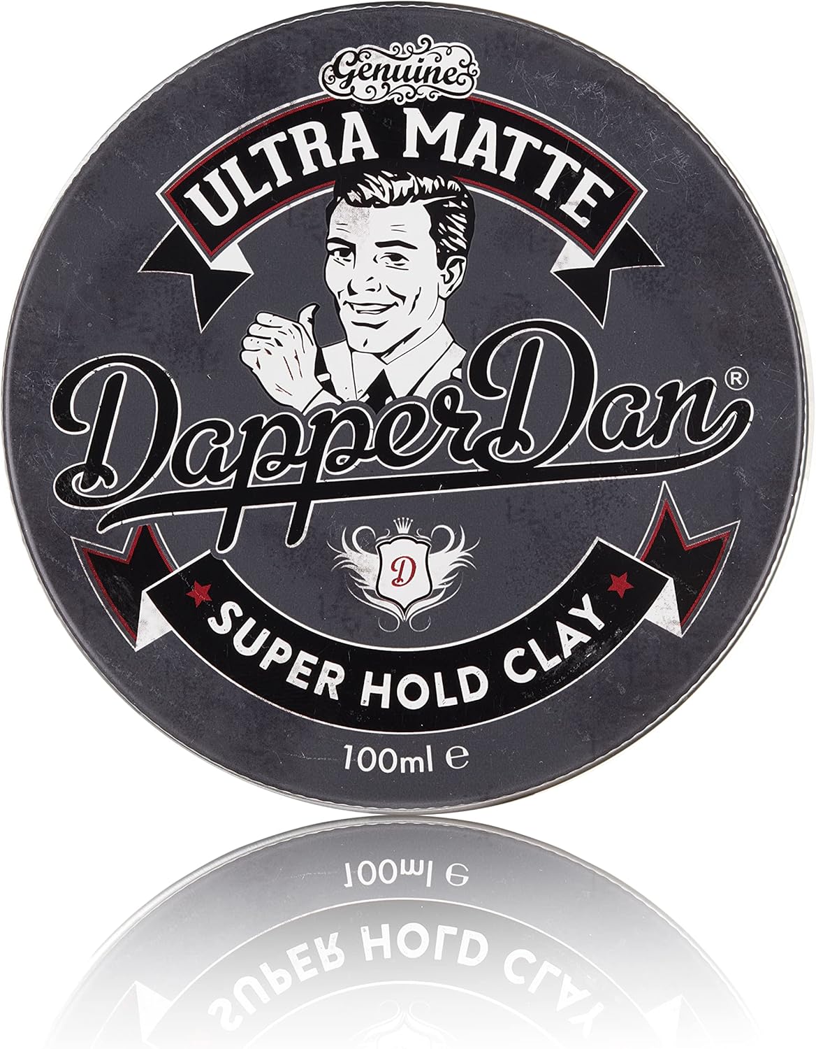 Dapper Dan Super Hold Ultra Matt Clay 100Ml, Clear