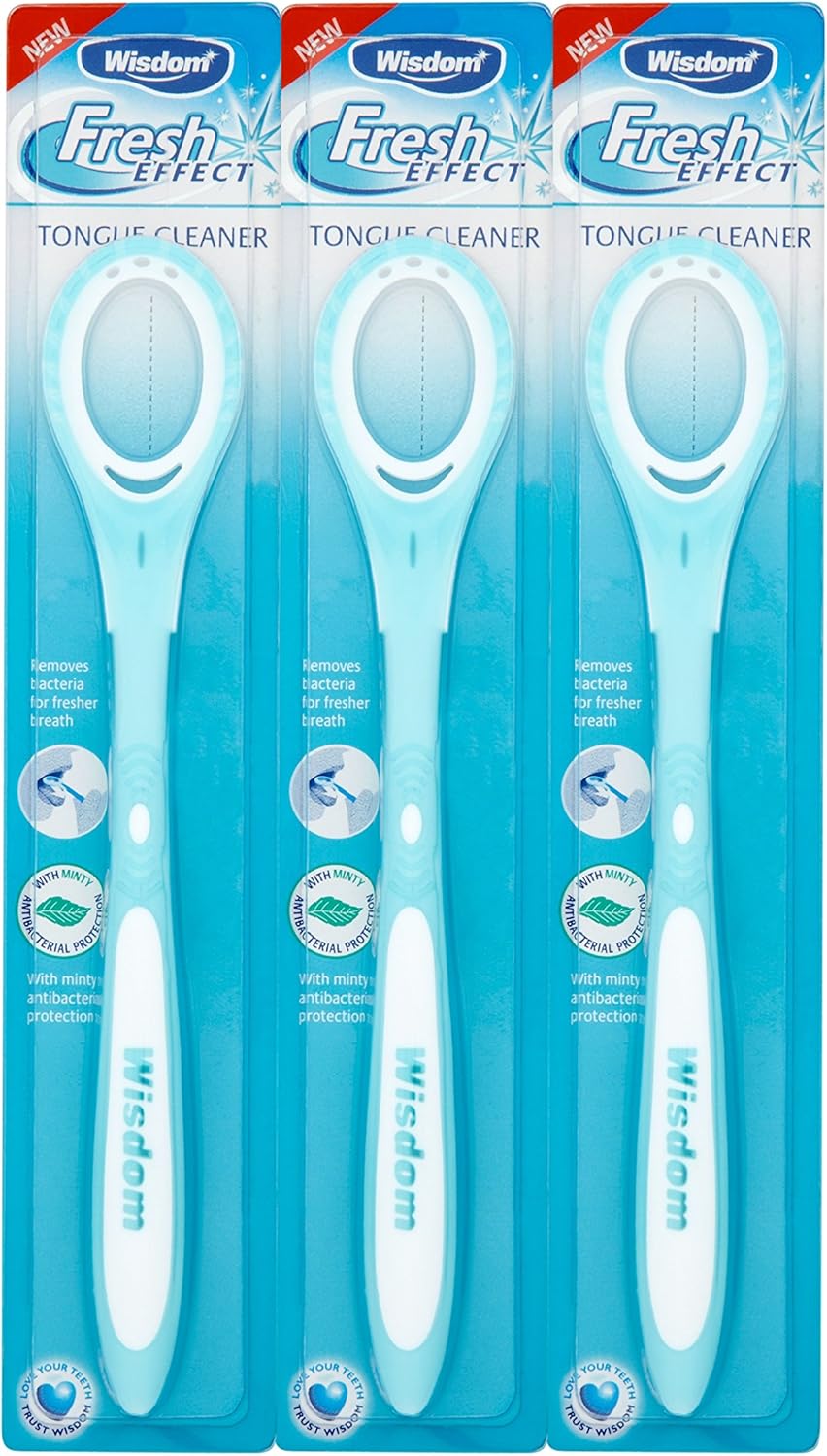 Wisdom Fresh Effect Tongue Cleaner, Pack Of 3
