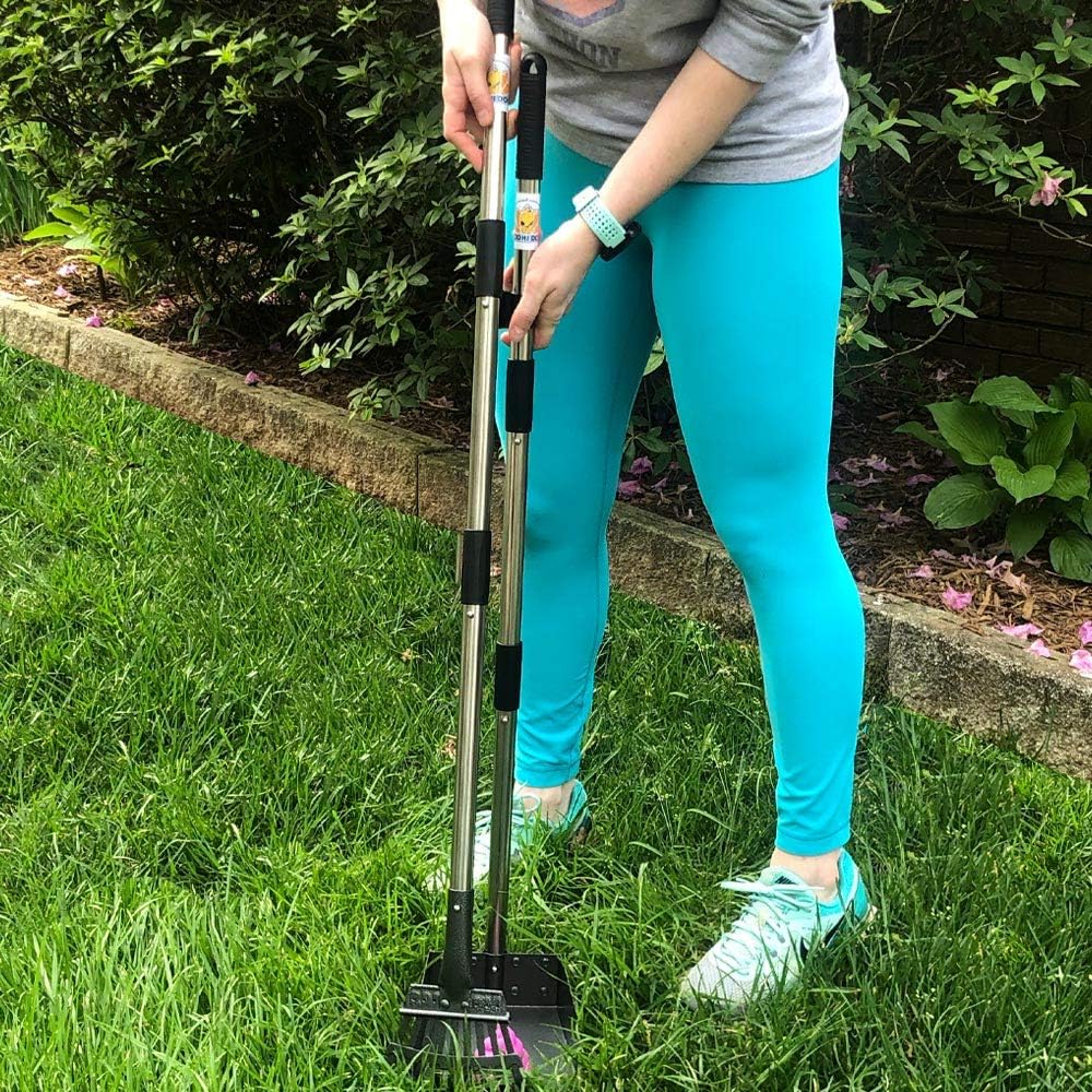 Bodhi Dog Metal Long Handle Tray and Rake Pooper Scooper | Perfect for Small, Medium, Large, XL Pets - Great for Grass, Street and Gravel : Pet Supplies