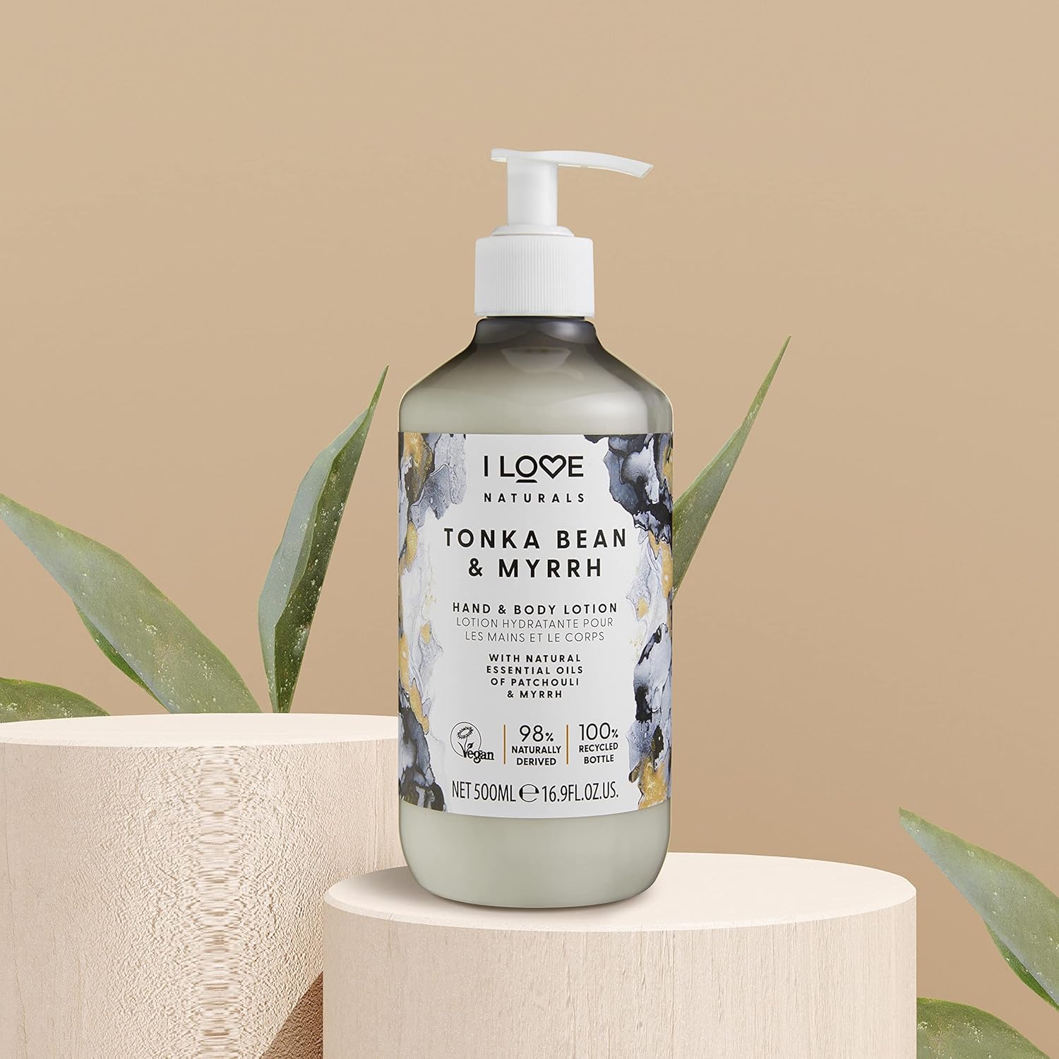 I Love Naturals Tonka Bean & Myrrh Hand & Body Lotion, Essential Oils Of Patchouli & Myrrh, Crafted With Ingredients Such as Shea Butter, 500ml : Amazon.co.uk: Beauty