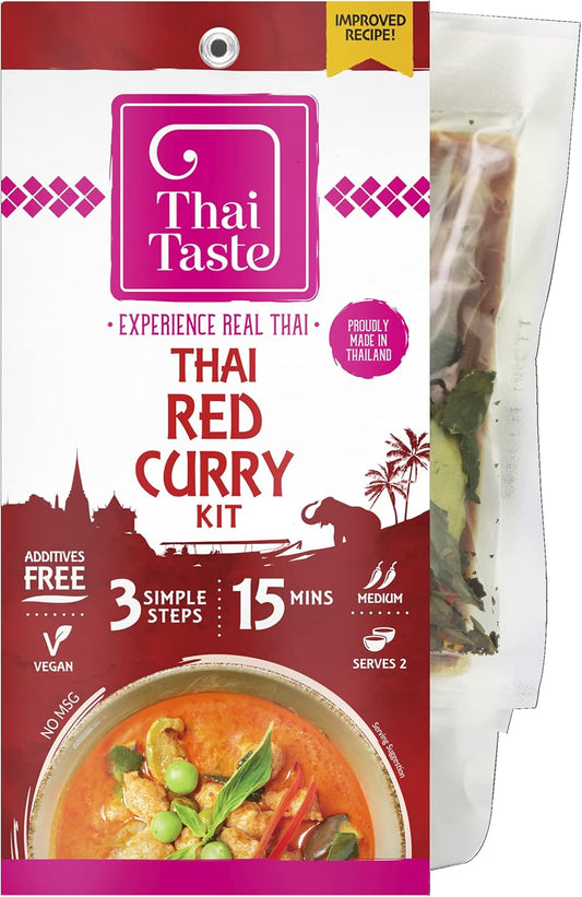 Thai Taste Thai Red Curry Kit, 233G
