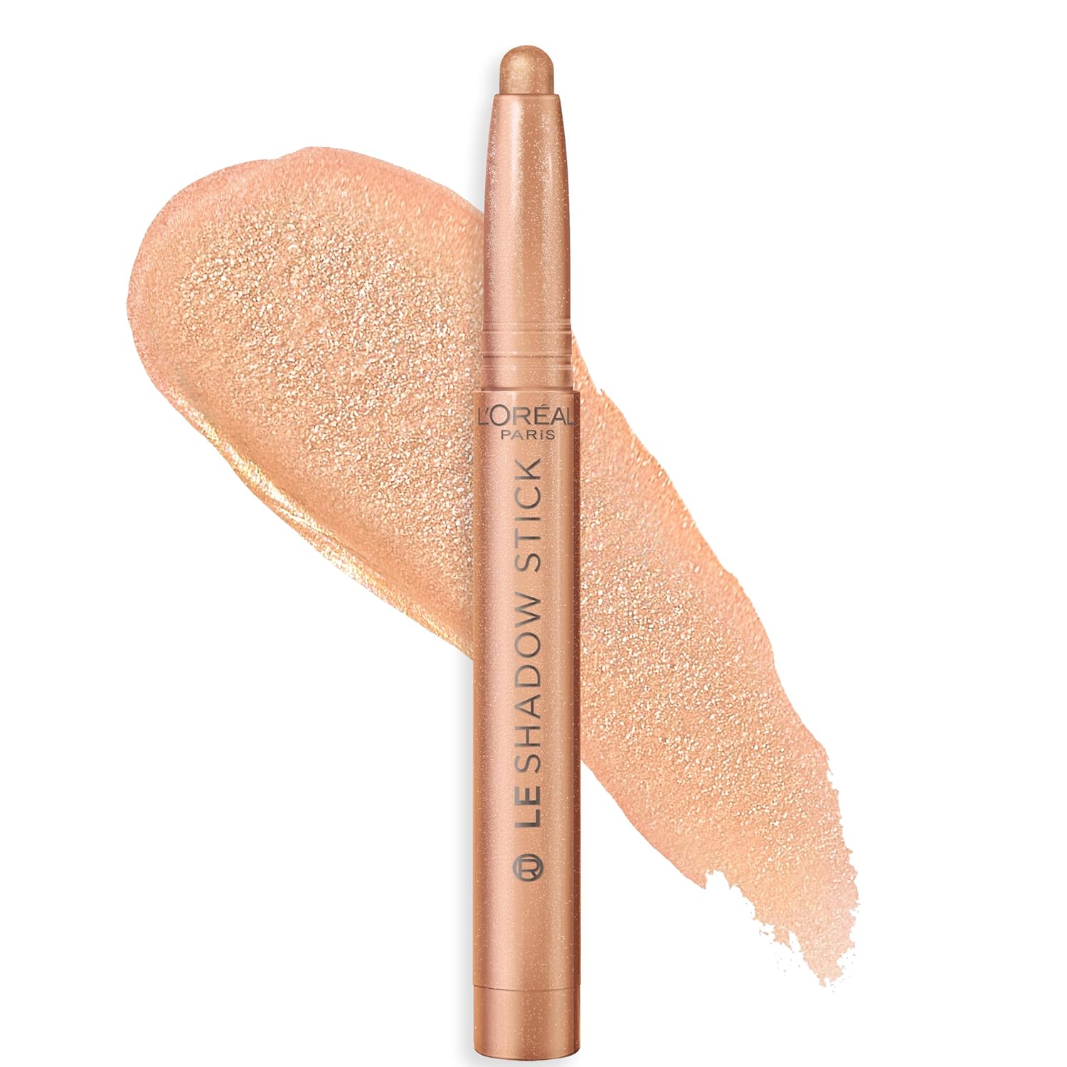 L'Oreal Paris Makeup Le Shadow Stick Eyeshadow, Blendable, Smudge-Resistant, Cream Eyeshadow, 115 Twinkly Rose (Shimmering Champagne)