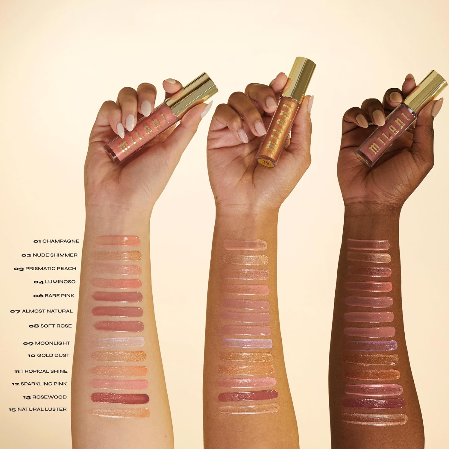 Milani Lip Gloss, Keep It Full Nourishing Lip Plumper With Hyaluronic Acid & Peptides For Soft, Fuller-Looking Lips (0.13 Fl. Oz.) Rosewood : Beauty & Personal Care