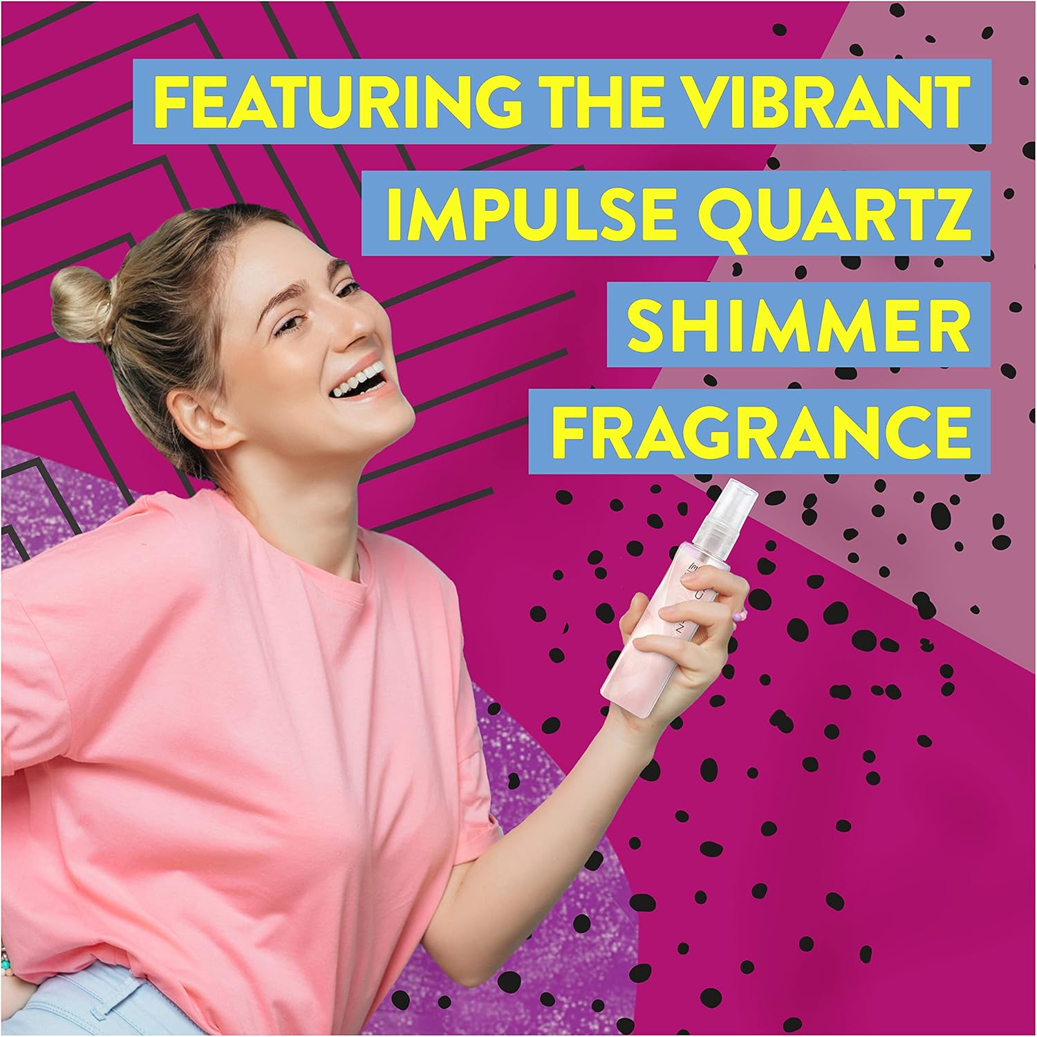 Impulse Shimmer And Glow Fragrance Gift Set With Festival Essentials, Body Mist And Seashell Make Up Bag