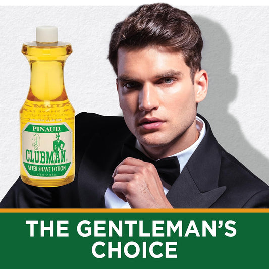 Clubman Pinaud After Shave Lotion, Soothes Skin After Shaving With Masculine Fragrance, 16 Oz