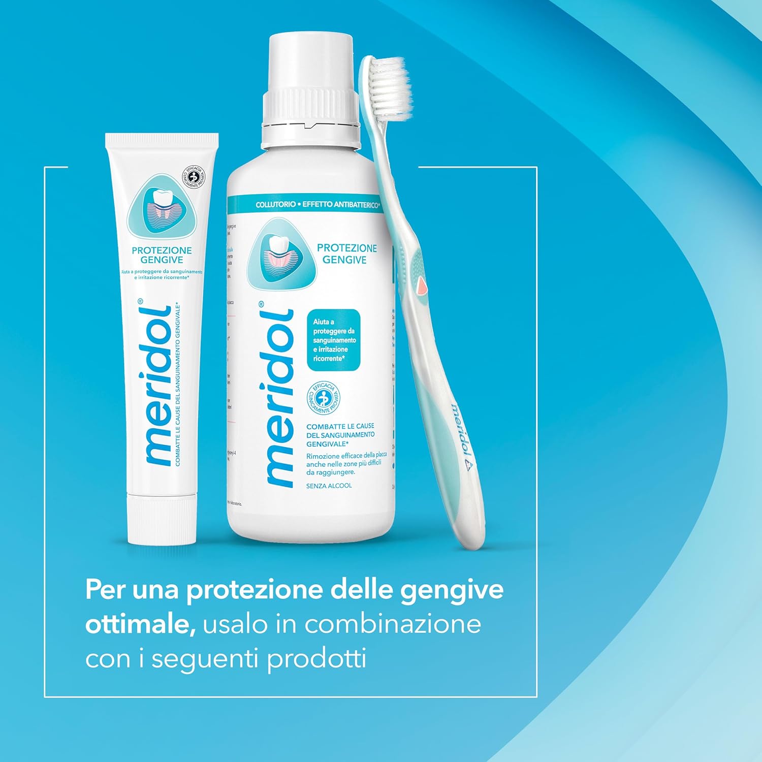 Meridol Toothbrush Potezione Gums