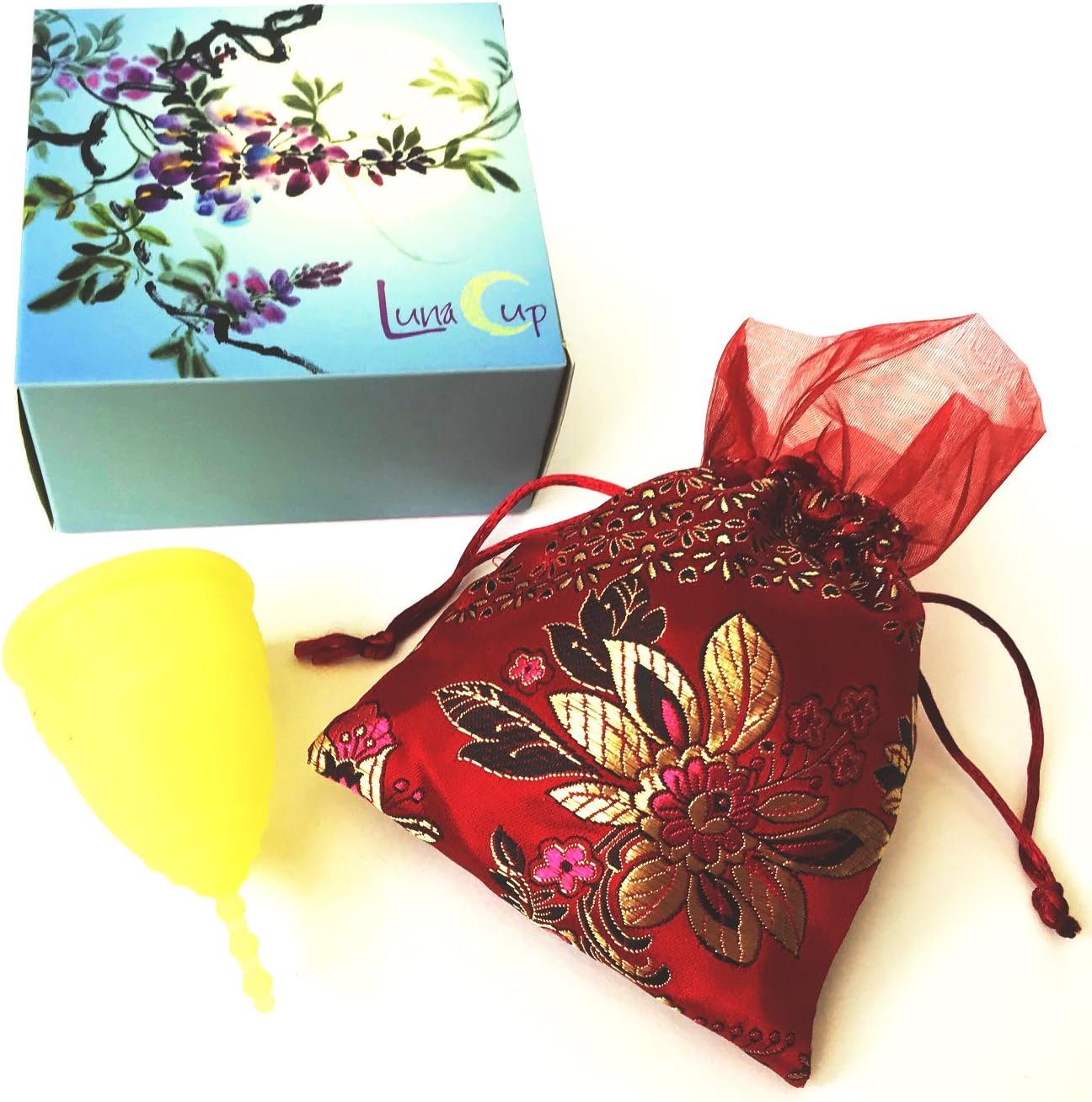 Luna Menstrual Cup Kit (1 Large Yellow)