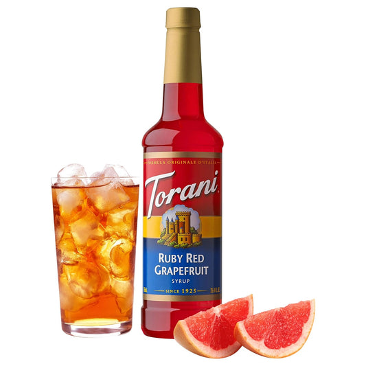 Torani Syrup, Ruby Red Grapefruit, 25.4 Ounces (Pack Of 4)