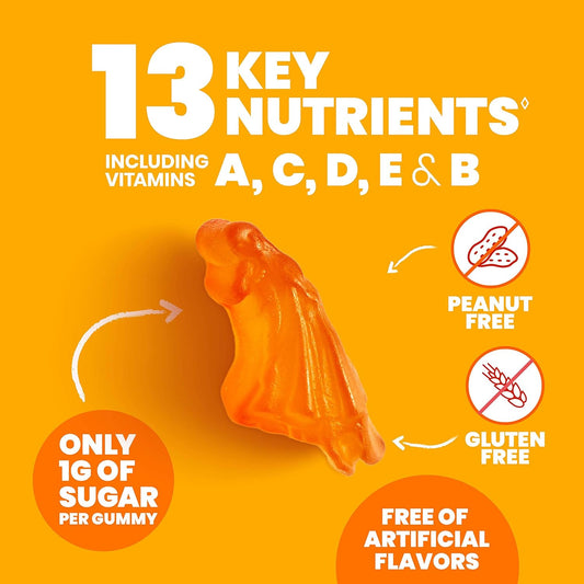 Sundown Kids Disney Frozen 2 Multivitamin Gummies, Vitamins A, C, D, E, Gluten-Free, Dairy-Free, Peanut-Free, 180 Count