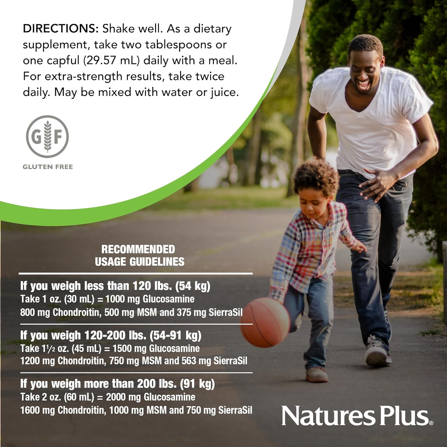 Natures Plus Ultra Rx-Joint Triple Strength Liquid - 30 Fl Oz - Mixed Berry Flavor - With Glucosamine, Chondroitin, Collagen & Msm - Gluten Free - 30 Servings