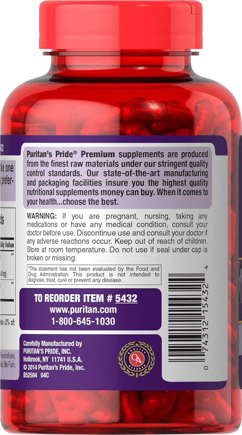 Puritan's Pride Grapeseed Extract 100 Mg, 200 Count : Health & Household